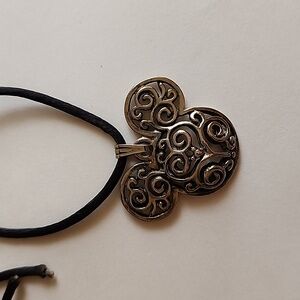 Silver Metal Mickey Mouse pendant necklace